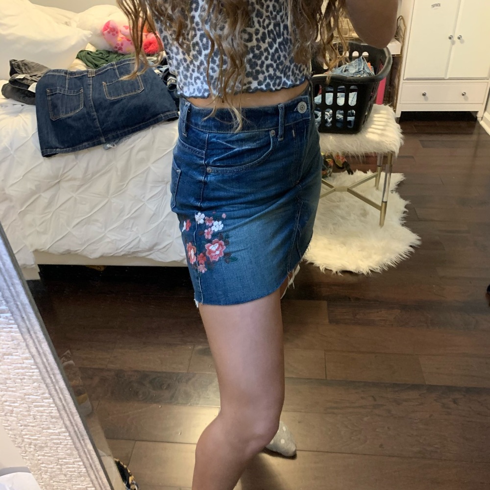 jean skirt